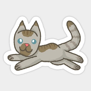 Floppy Cat [Chocolate Point] Sticker